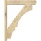 Ekena Millwork Balboa Craftsman Rough Sawn Outlooker, Douglas Fir, 6"W x 30"D x 38"H OUT06X30X38BOA04RDF - alternate 2